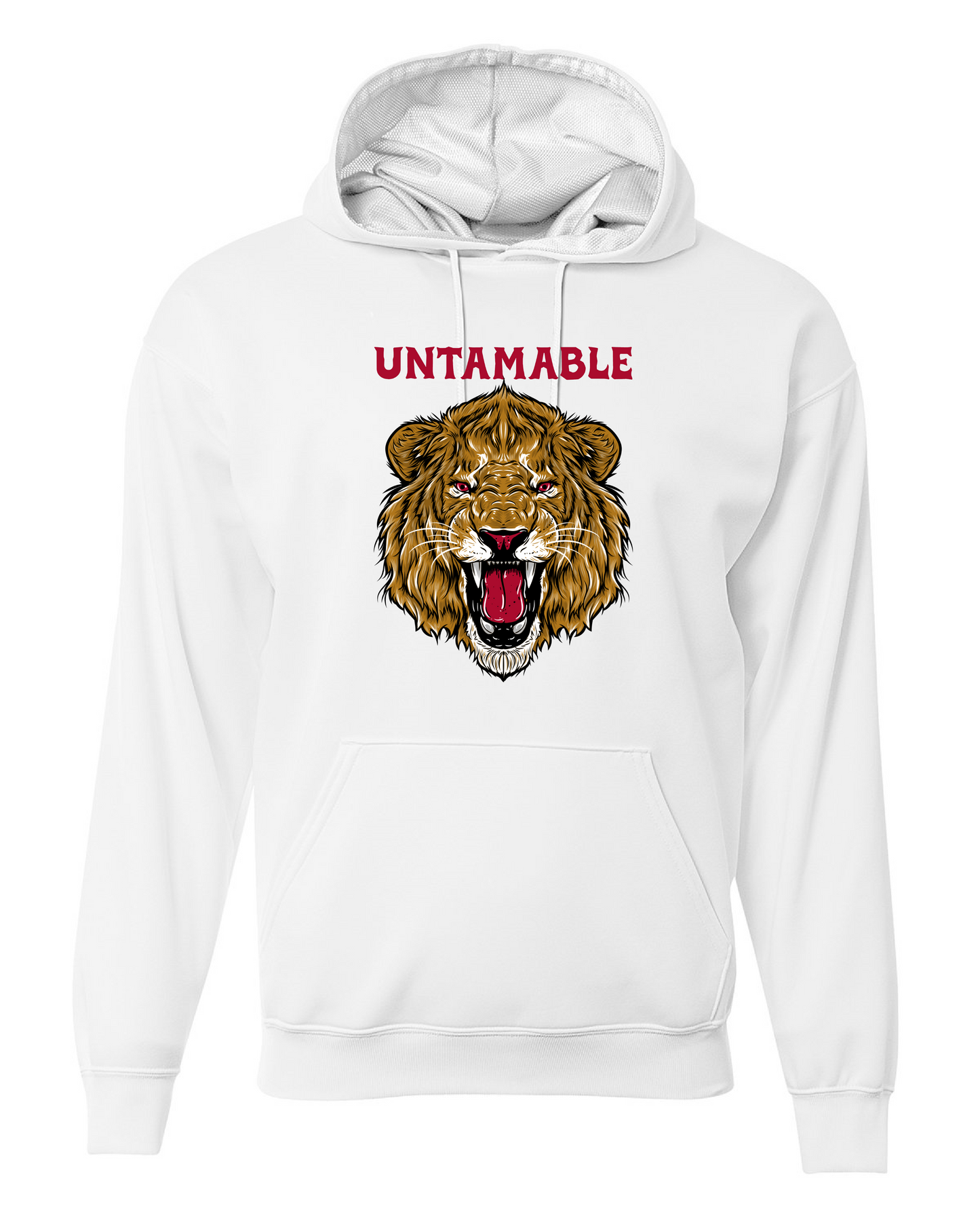 Men's Training Workout Pullover fleece hoodie lion