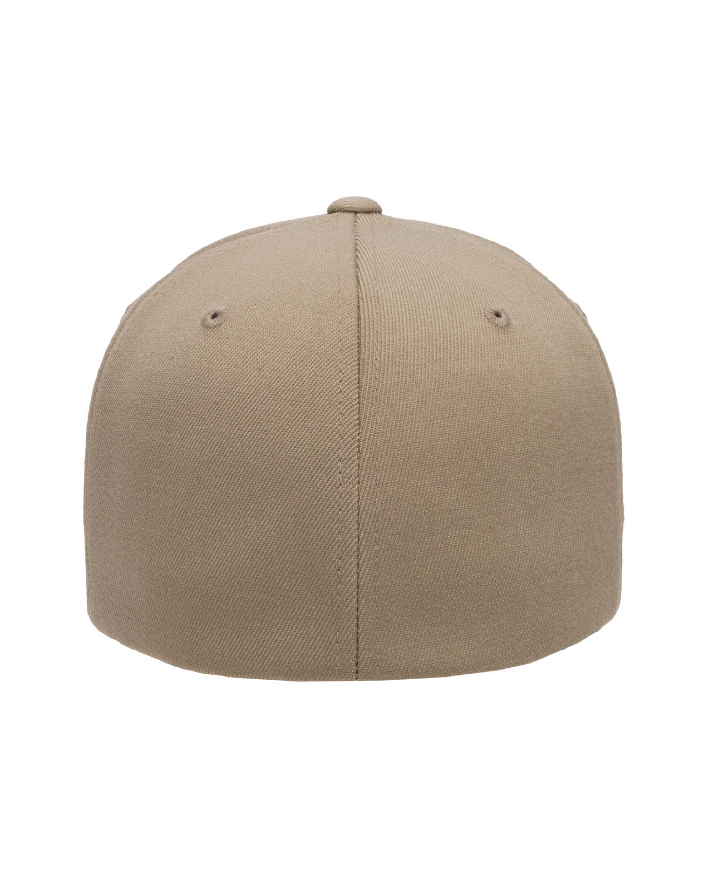 Beige flex fit Hat Skull and weights